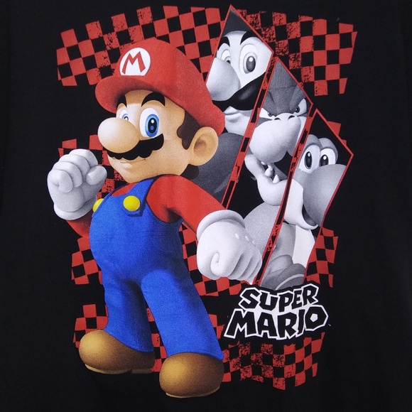 Nintendo Super Mario T-Shirt Boys XL - Picture 2 of 6